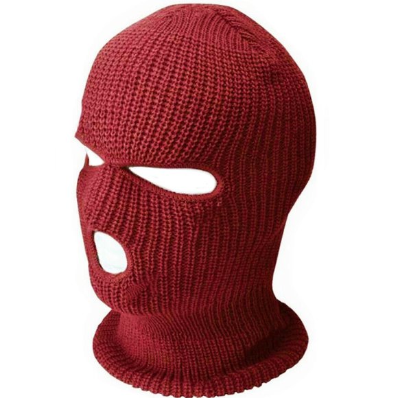 KNITTED 3 HOLE WINTER SKI MASK - Hat - Picture 5 of 16